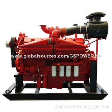 24V Electric Motor Starters, 4 Cycles, Vee, 12 Cylinders, Turbocharged Diesel Engine for GensetNew